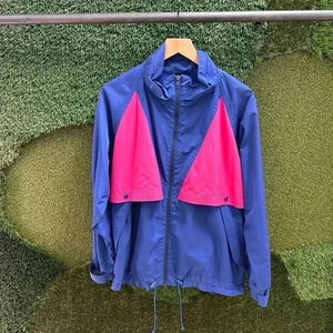 Vintage Blue and Pink Ski Jacket